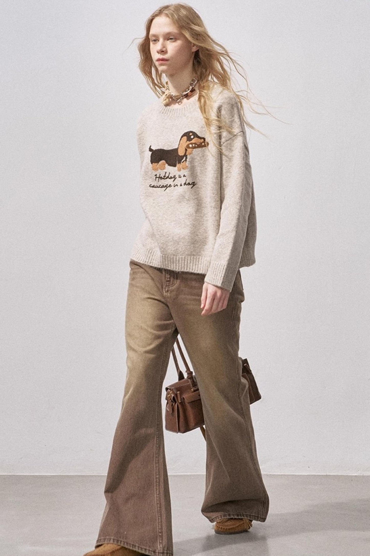 Dachshund Knit Sweater