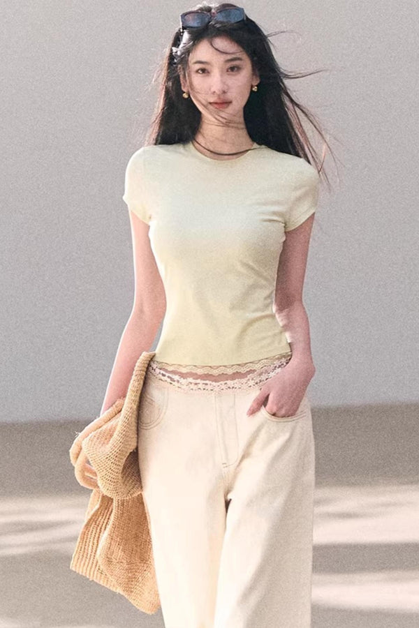 Melody Gradient Lace Top