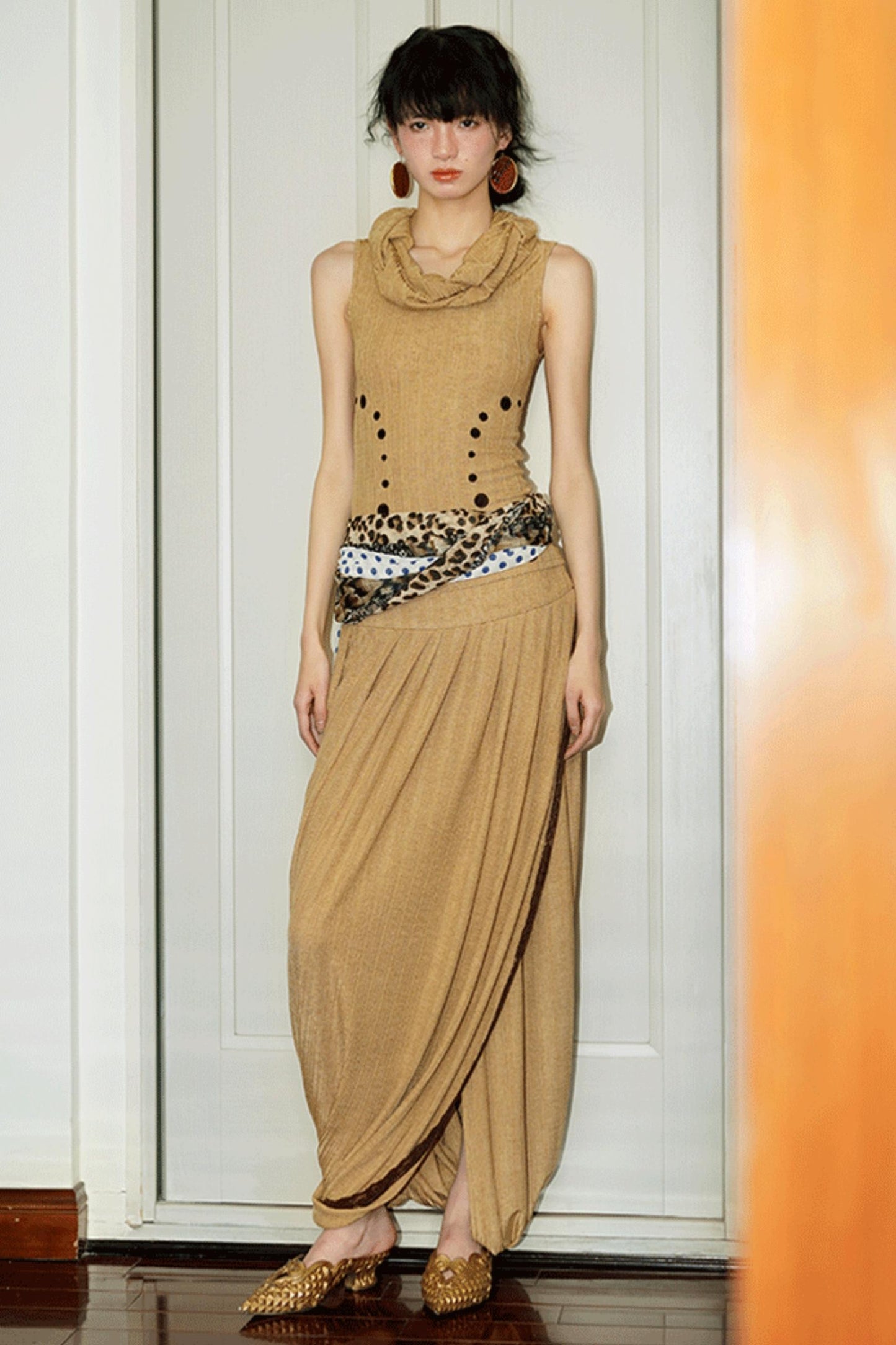 Full Length Silhouette Skirt