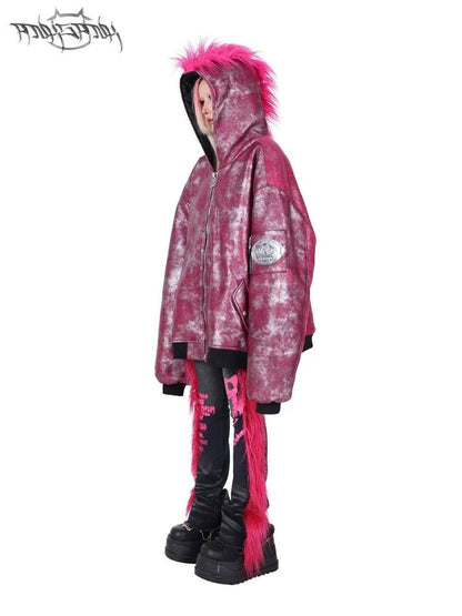 Cockney concept oversize punk loose jacket