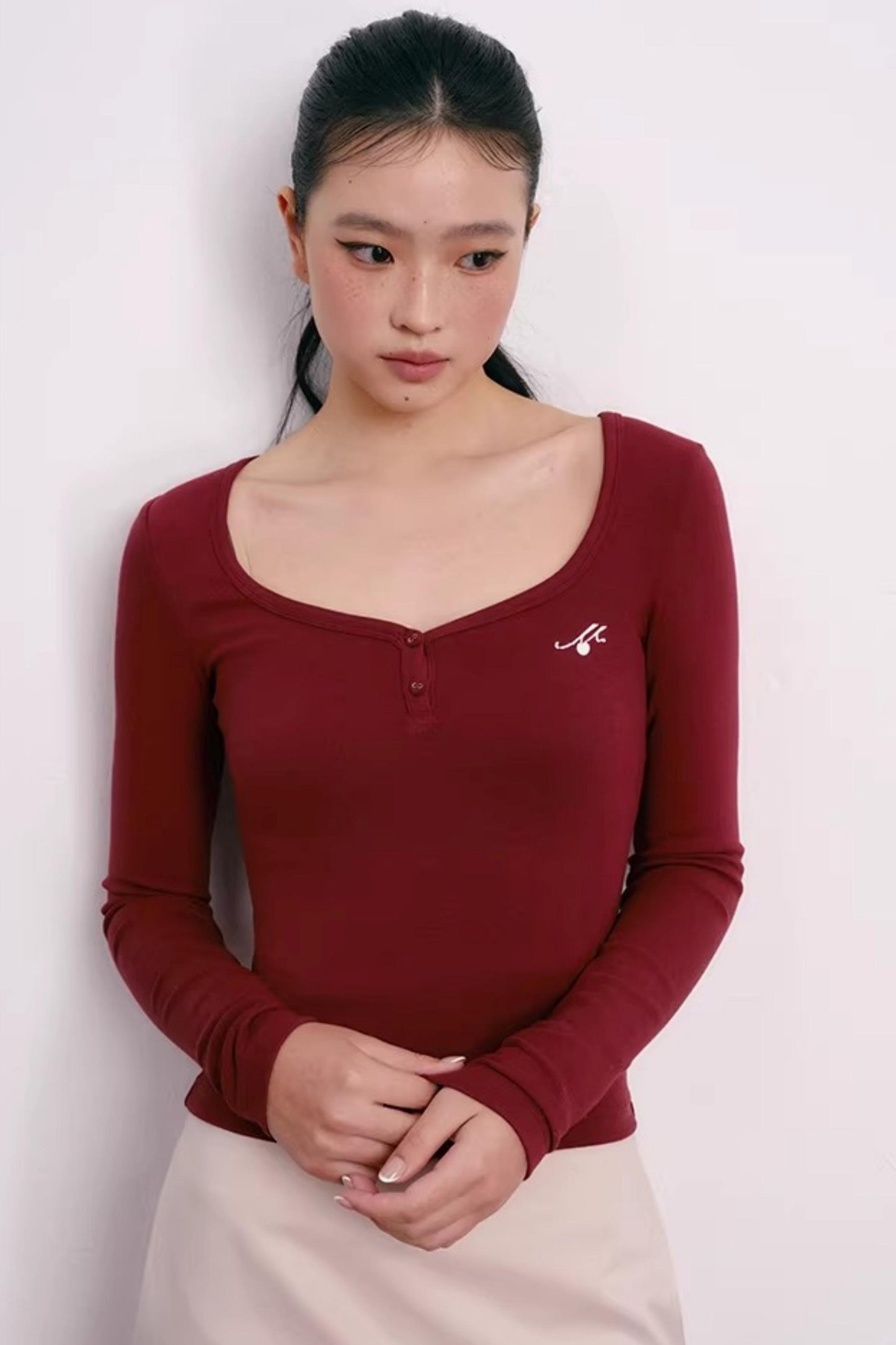 Spring in Seoul V-Neck Top