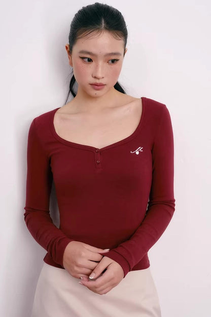 Spring in Seoul V-Neck Top