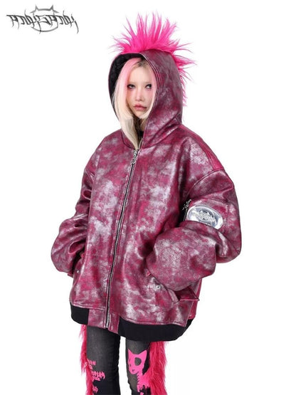 Cockney concept oversize punk loose jacket