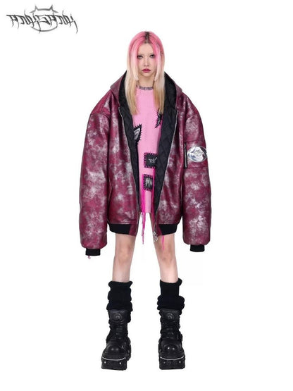 Cockney concept oversize punk loose jacket