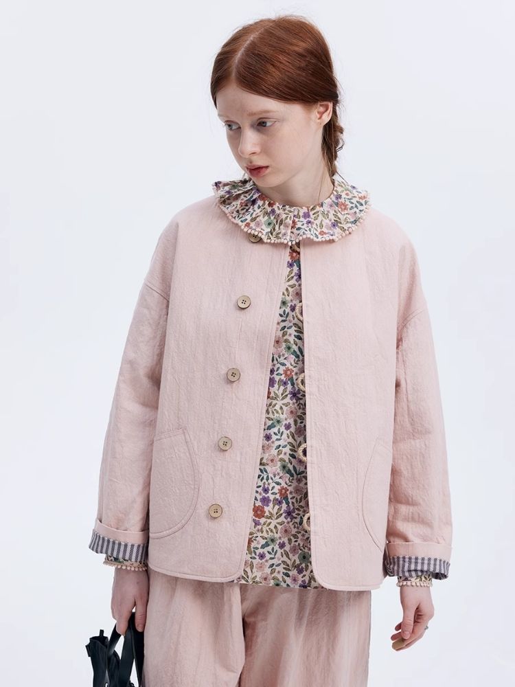 Baby Pink Spring Small Coat