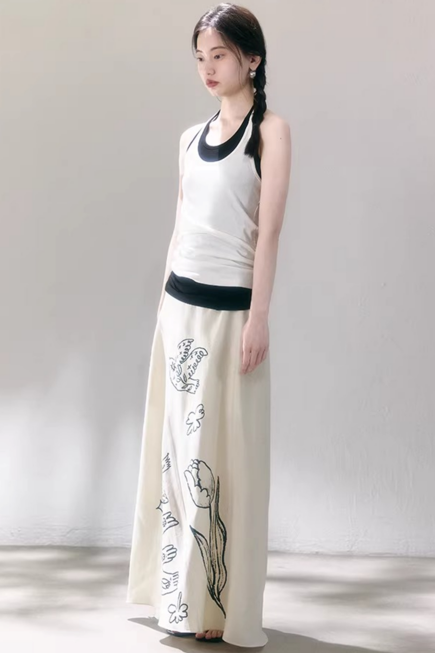 Layered U-Neck Camisole Top