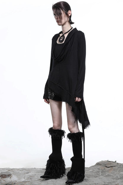 Hustle Lyocell Knit Collar T-shirt