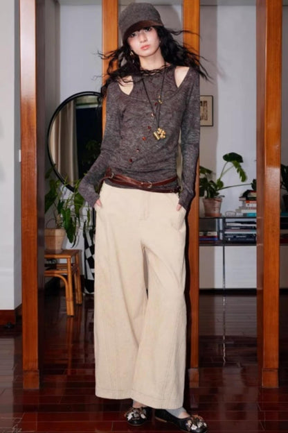 Vintage Acetate Knitted Top