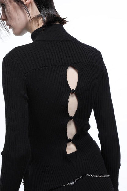 Heart Beaded Sweater Cardigan