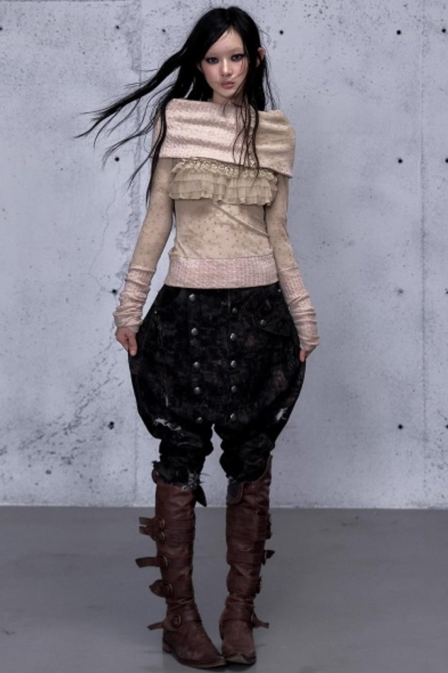 Vintage Retro Wool Knit Sweater