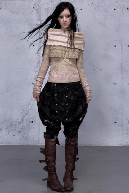 Vintage Retro Wool Knit Sweater