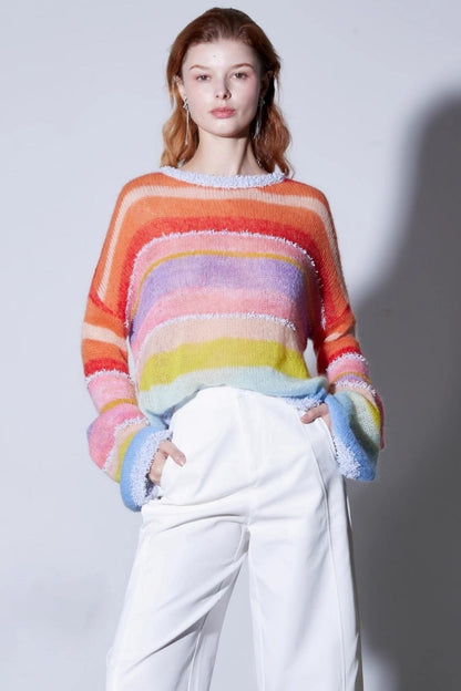 Super Soft Mohair Wool Knitted Sweater