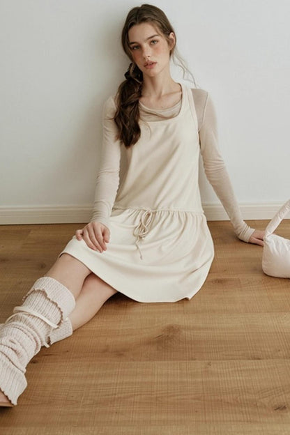 Floral Embroidered Knit Dress