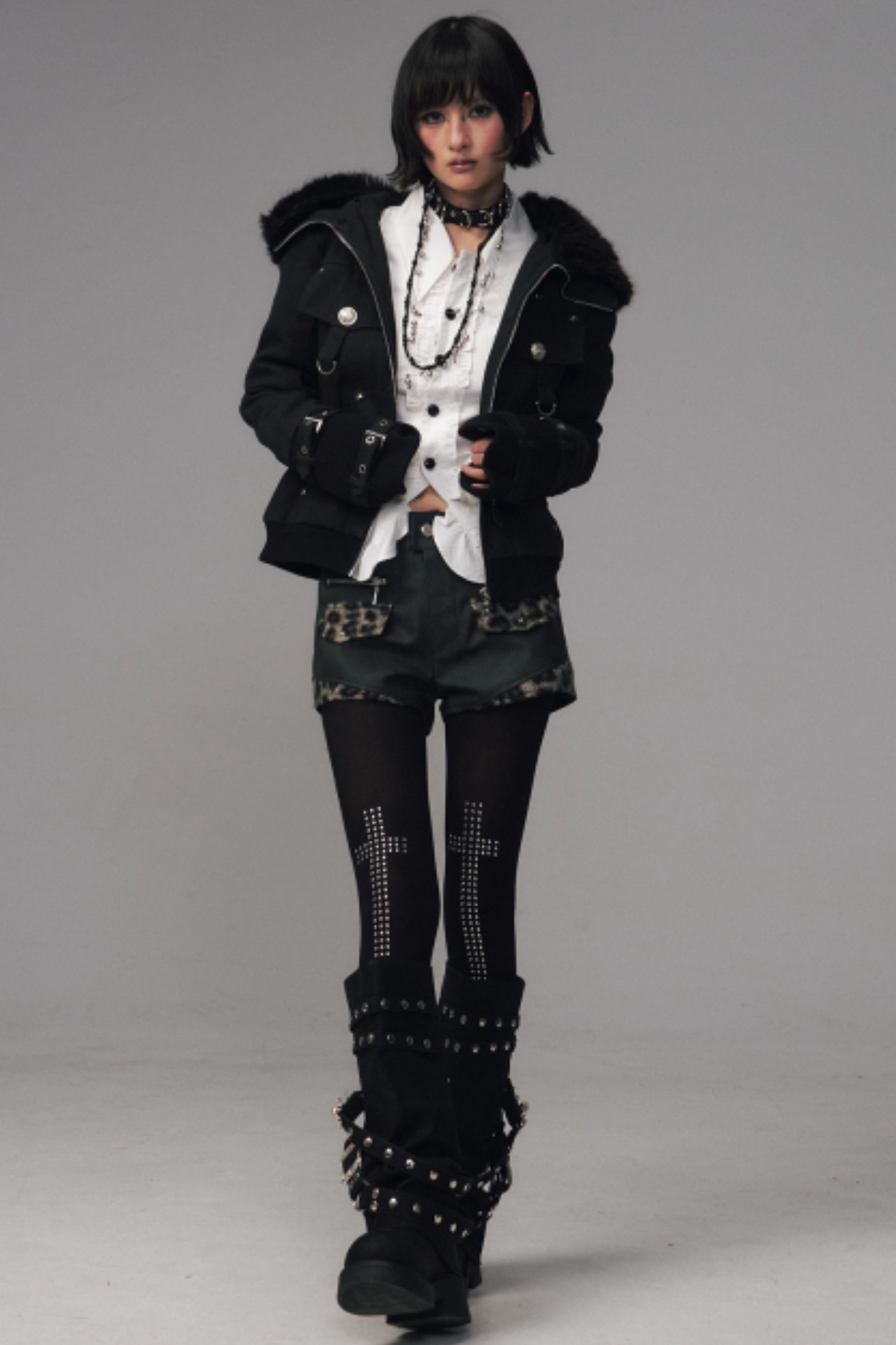 Retro Fur Hood Winter Jacket