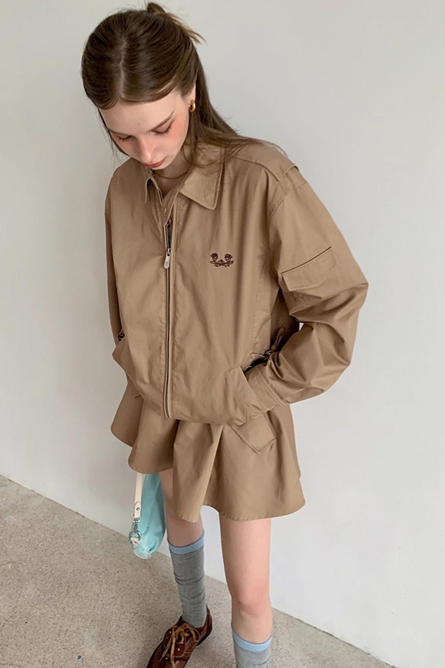 Drawstring A-line Aargo Skirt