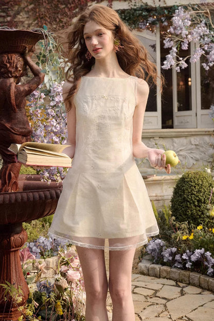 Galaxy Sky Island Embroidered Dress