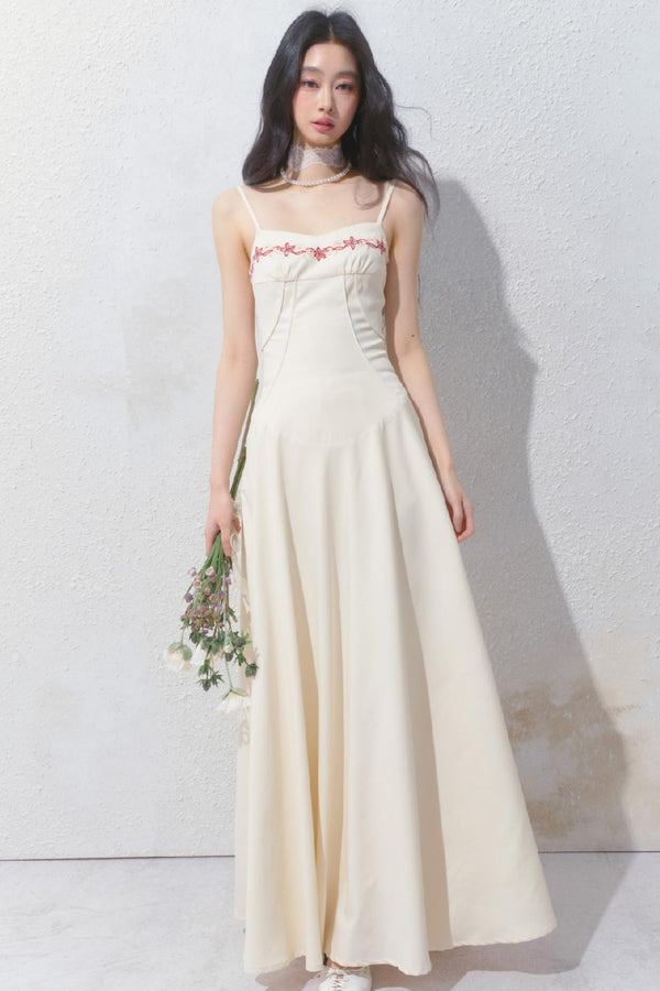 Girls French Suspenders Dress