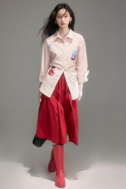 Flying Lily Striped Shirt