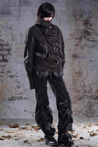 Original Retro Heavy Buckle Flight Jacket