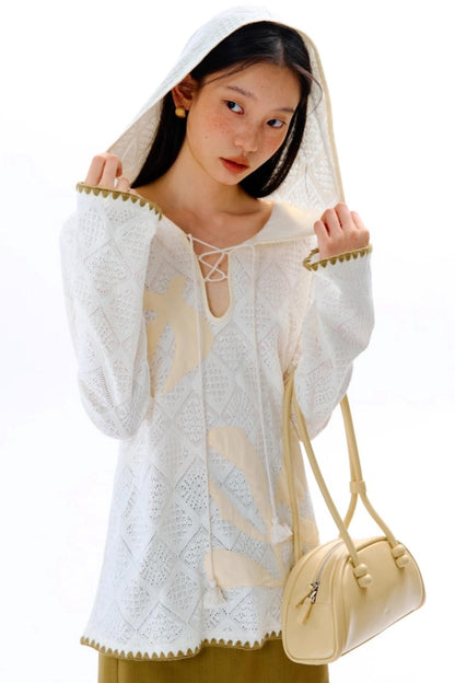 Wilderness Floral Knitted Long Sleeve T-shirt