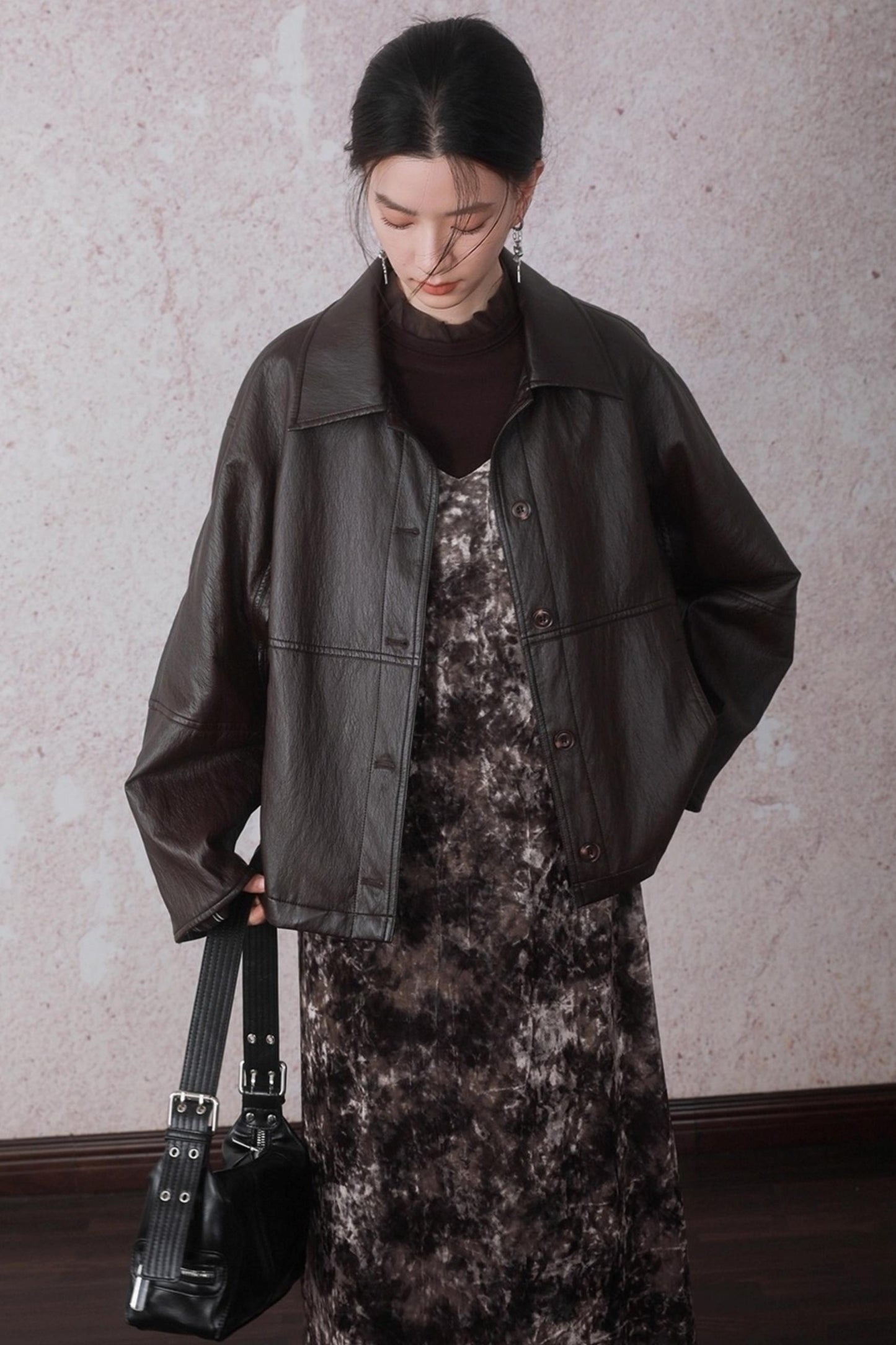 Caramel Coffee Leather Jacket