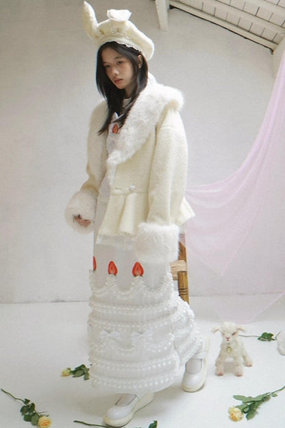 Institute Happy Birthday Lace Beret