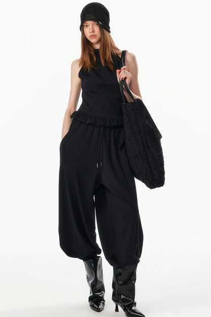 Lantern Cut Jogger Pants