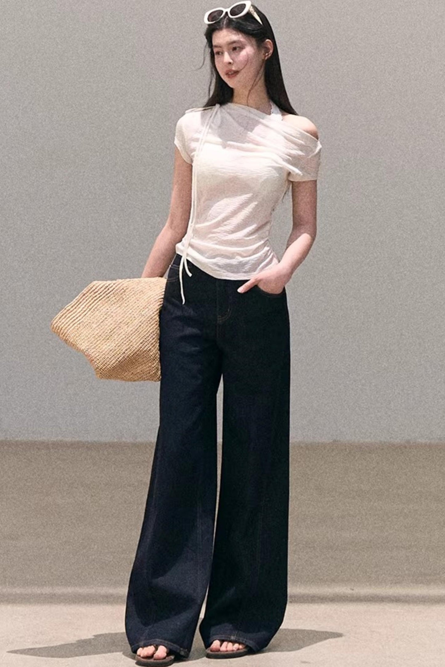 Sun-Kissed Floral Denim Set-Up