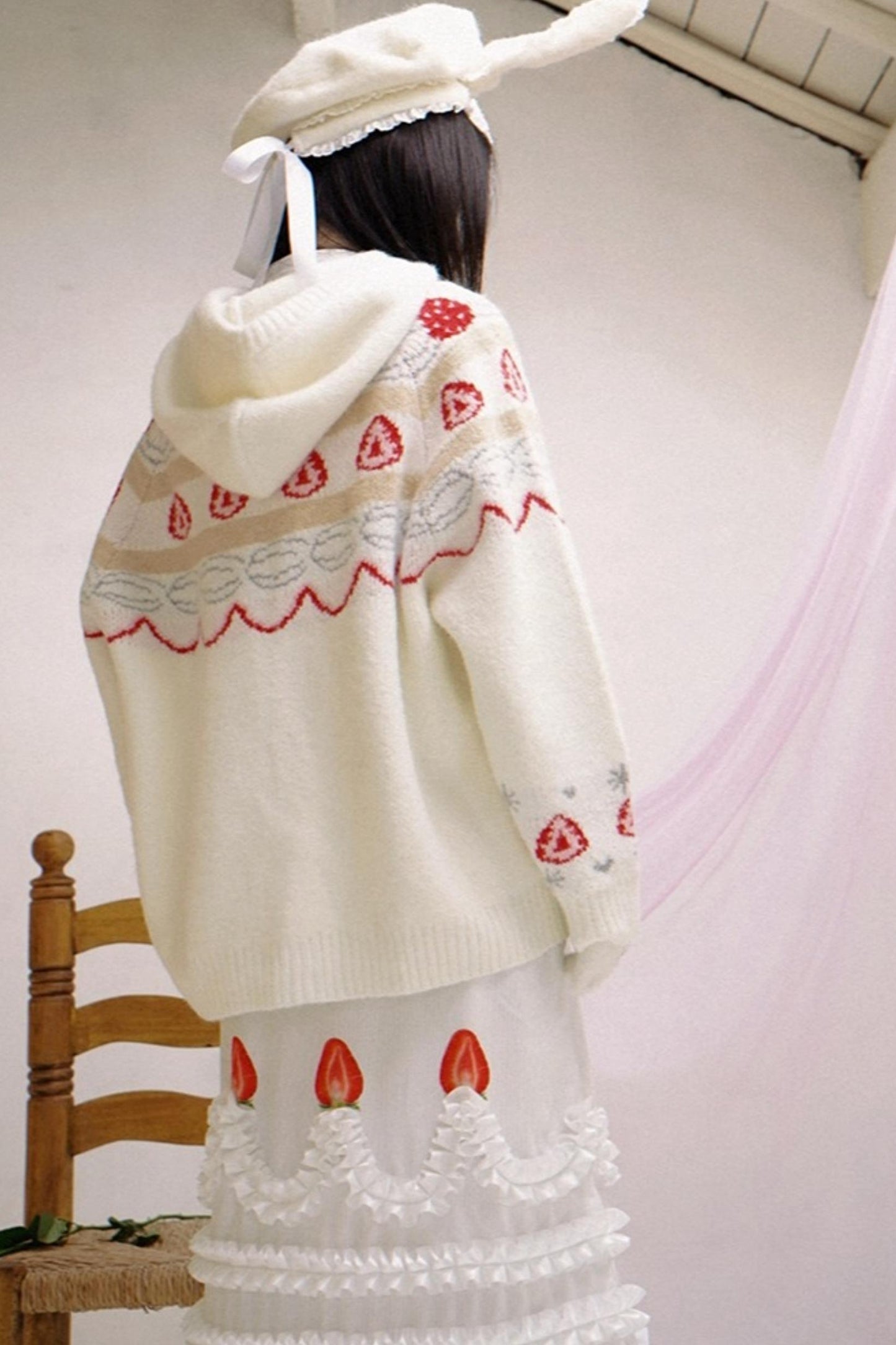 Happy Strawberry Cake Skirt