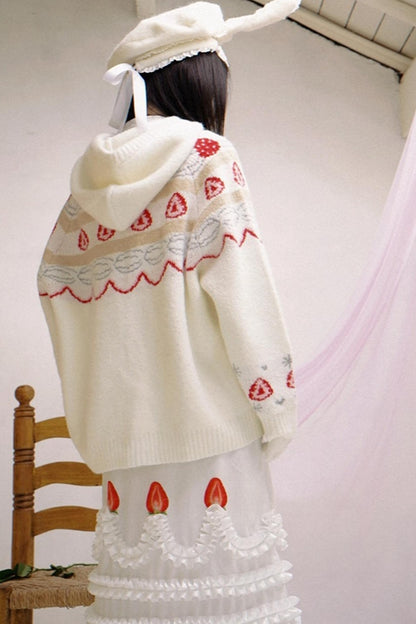 Happy Strawberry Cake Skirt