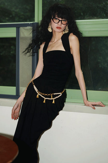 Western Style Draped Dress