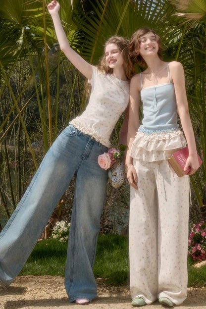 Little Rabbit Wide-Leg Pants