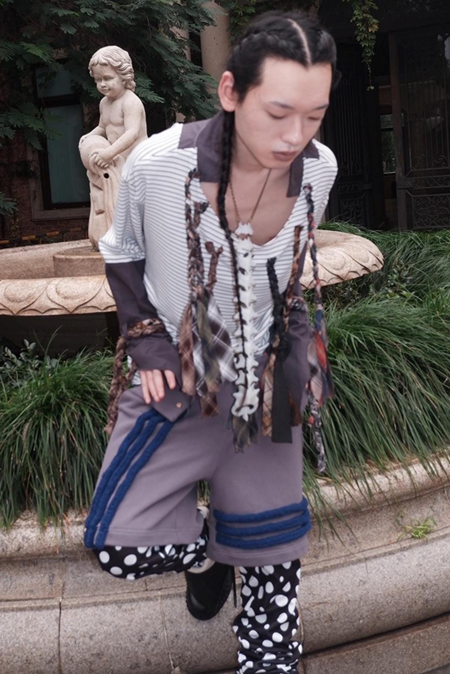 Multi-Tie Loose Long Sleeves Top