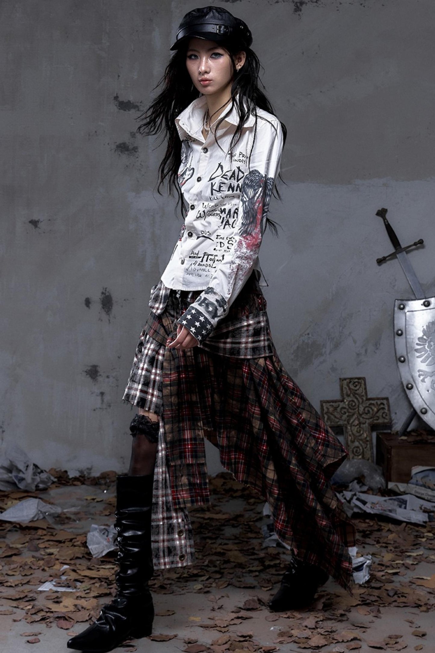 Vintage Rebel Slim Fit Long Sleeve Shirt