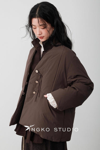 Fallen Leaves V-Neck Jacket