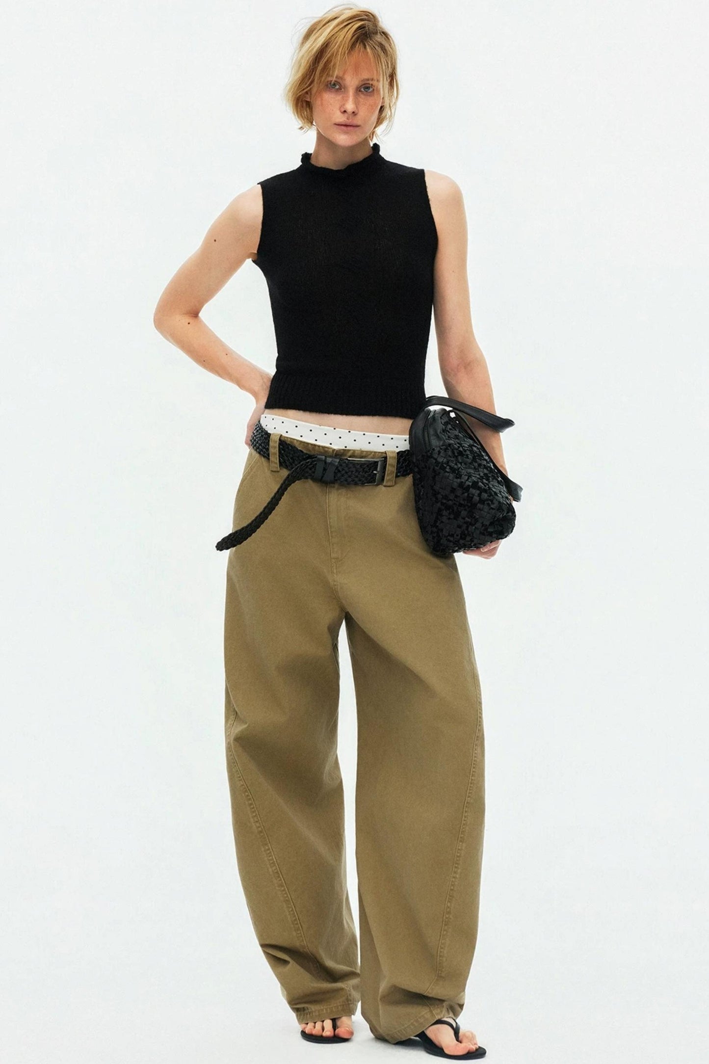 Multi-Color Mohair Knitted Vest