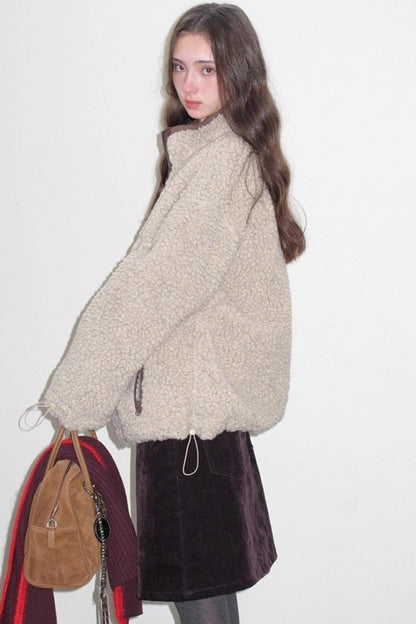 Vintage Dark Purple Velvet Skirt