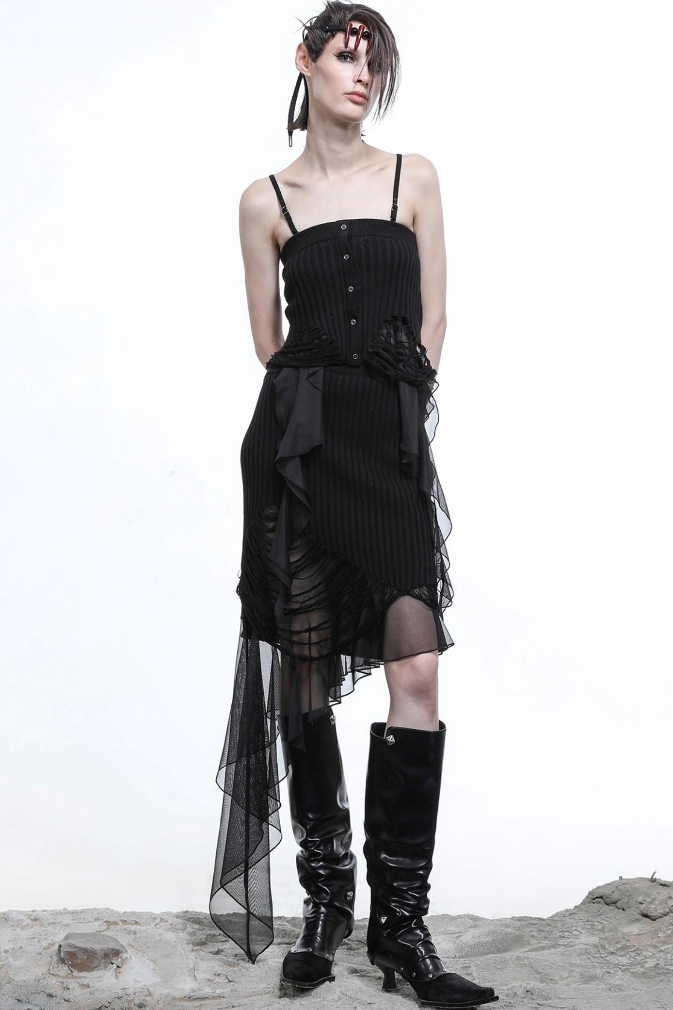 Wasteland Patchwork Knit Camisole