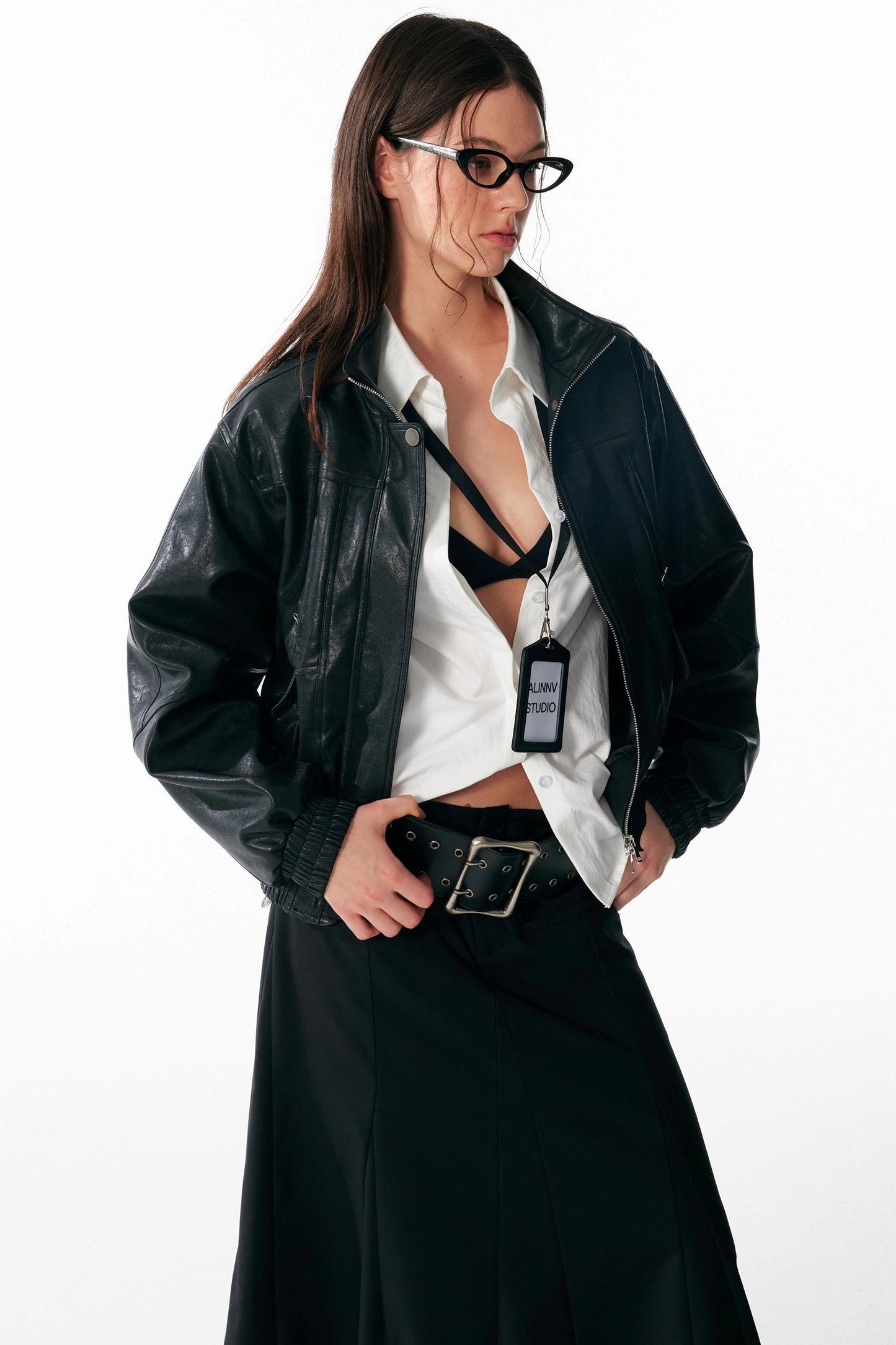 Versatile Cropped Shoulder Shirt