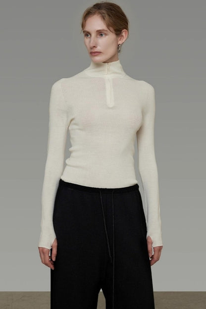 Slim Knitted Base Sweater
