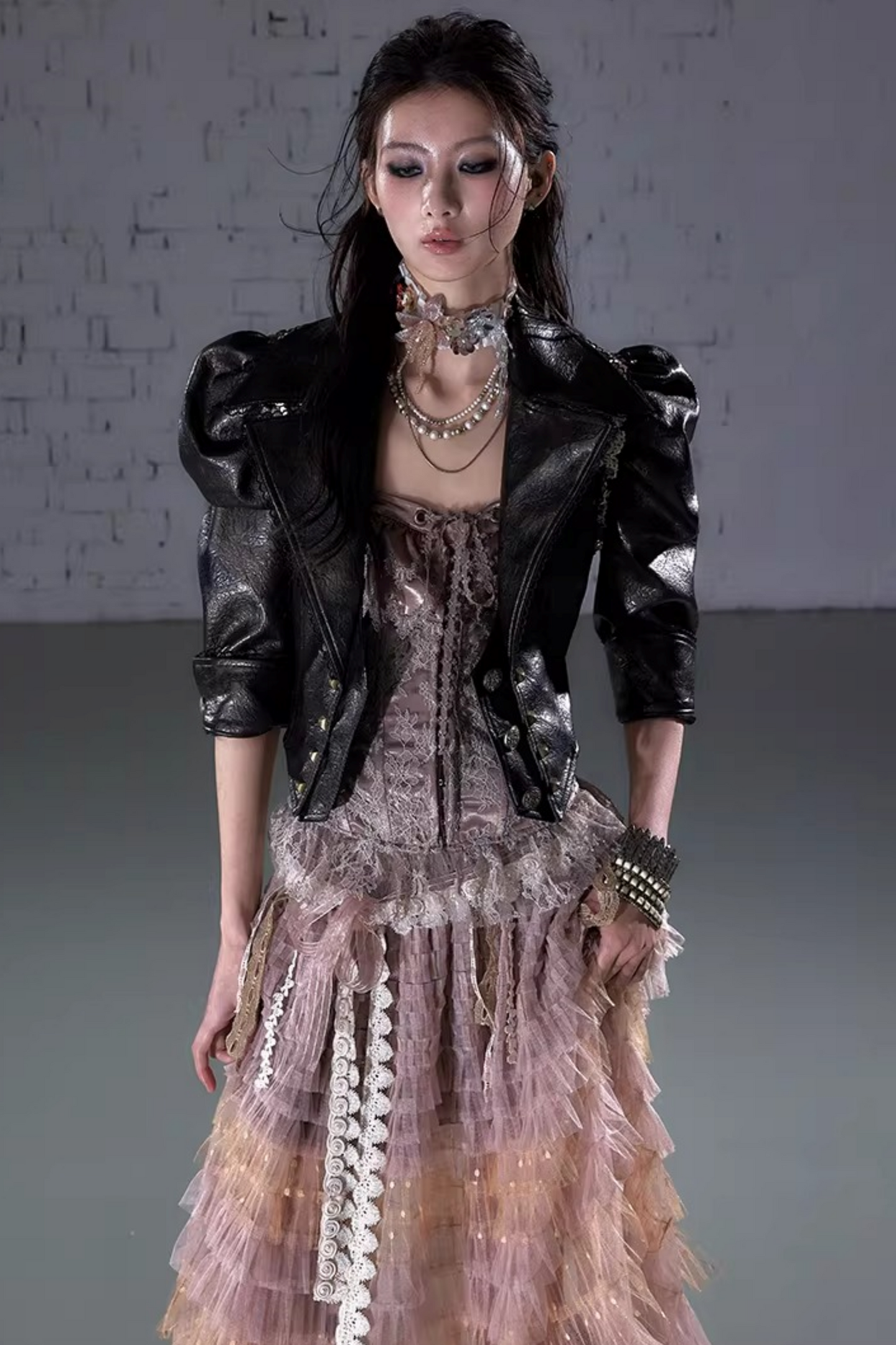 Punk Court Leather Jacket