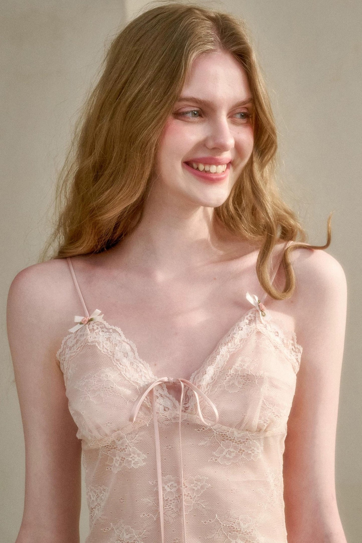 Pure French Lace Ruched Top