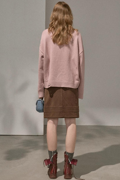 Bear Knitted Sweater