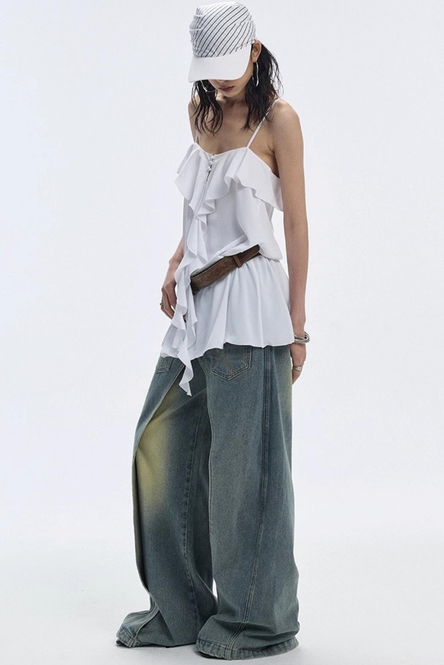 Vintage Blue Wide-Leg Jeans