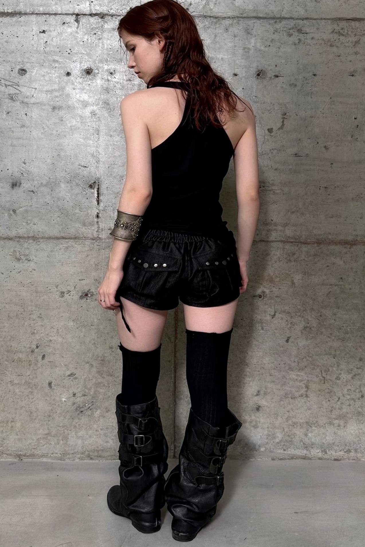 Rhinestone Long Tank Top