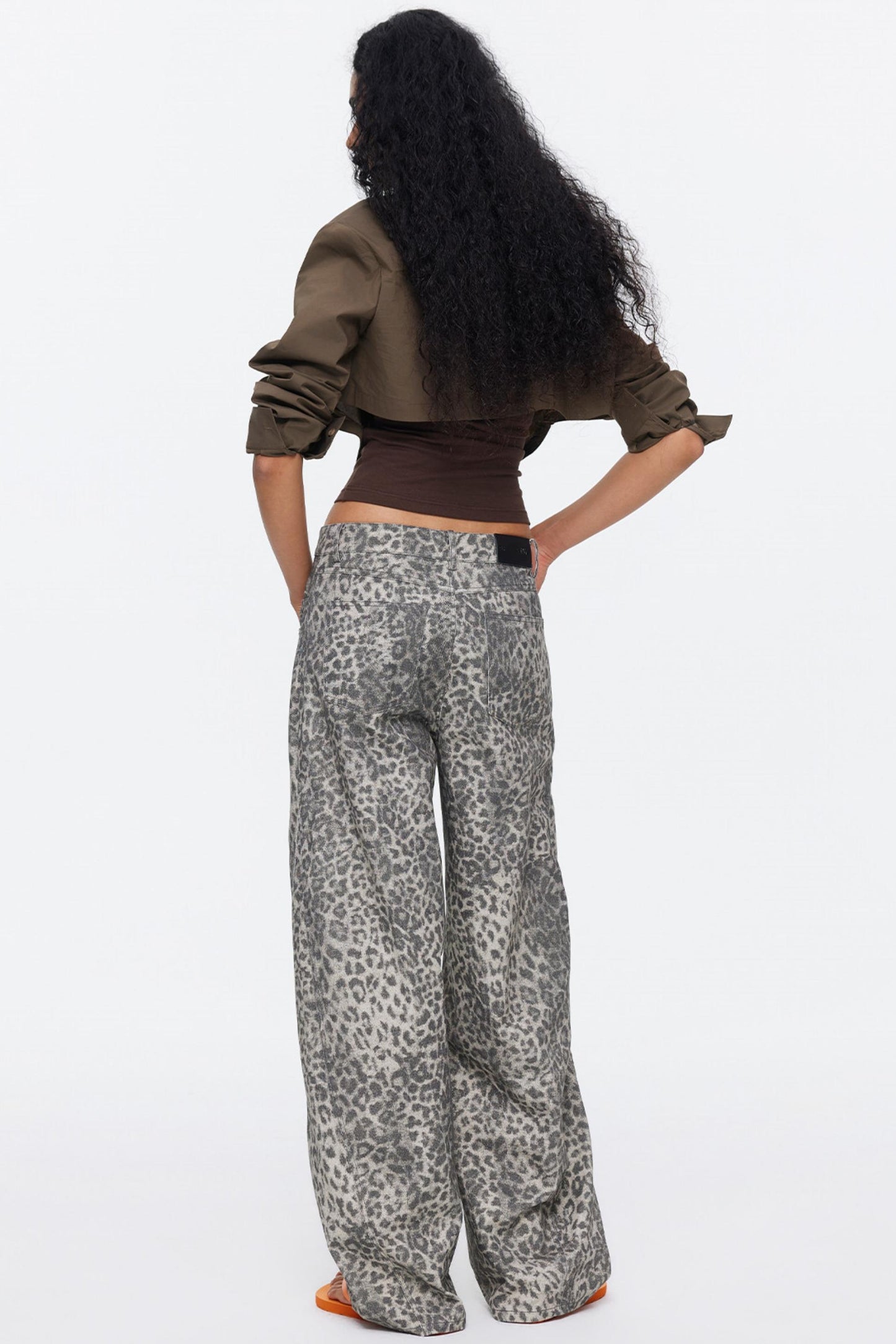 Contrasting Color Oversized Shirt