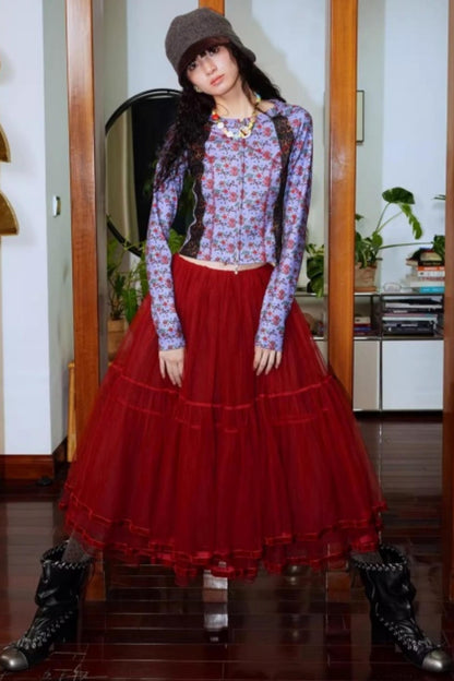 Vintage Leopard Velvet T-Shirt