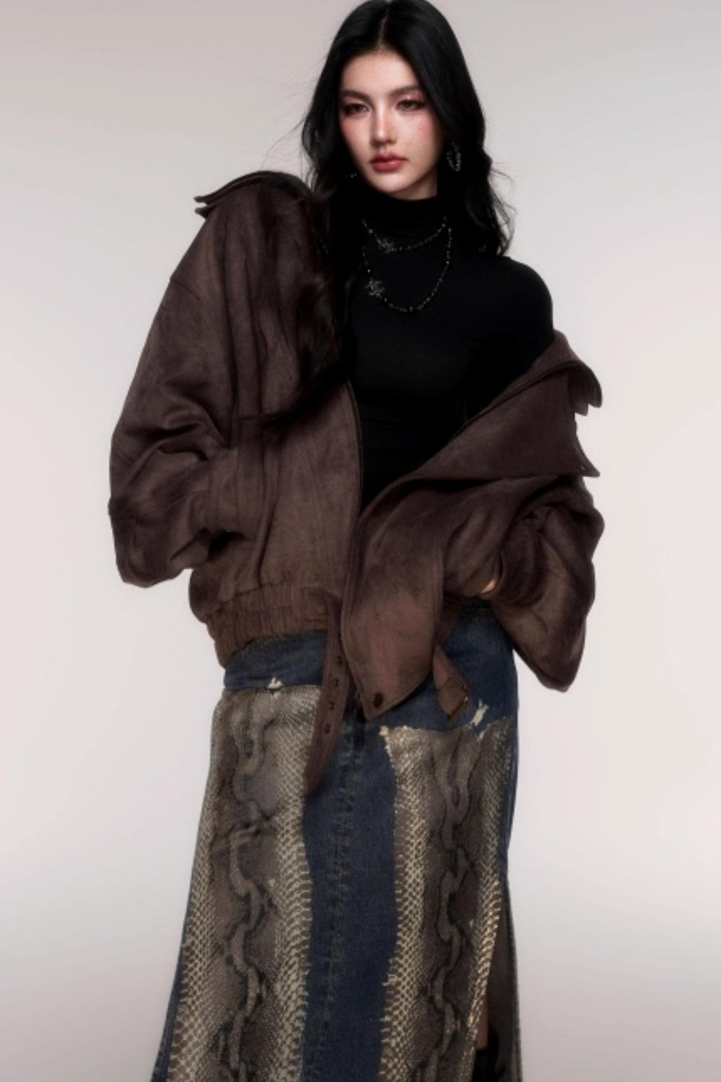 High Stretch Semi-Turtleneck Top