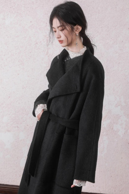 Stone Gray Rabbit Fur Top