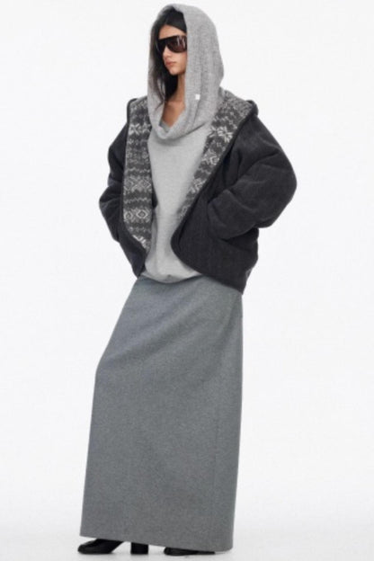 Versatile Slimming Straight Skirt